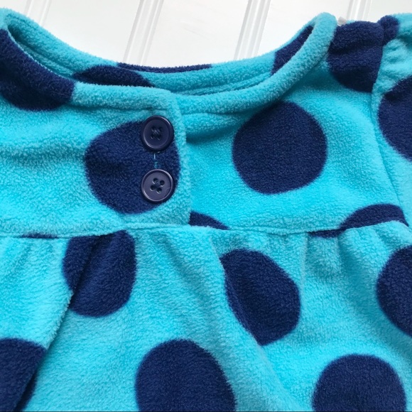 •Gerber• Polka dot fleece top - Picture 2 of 5